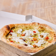 Pizza Pesto with Stracciatella